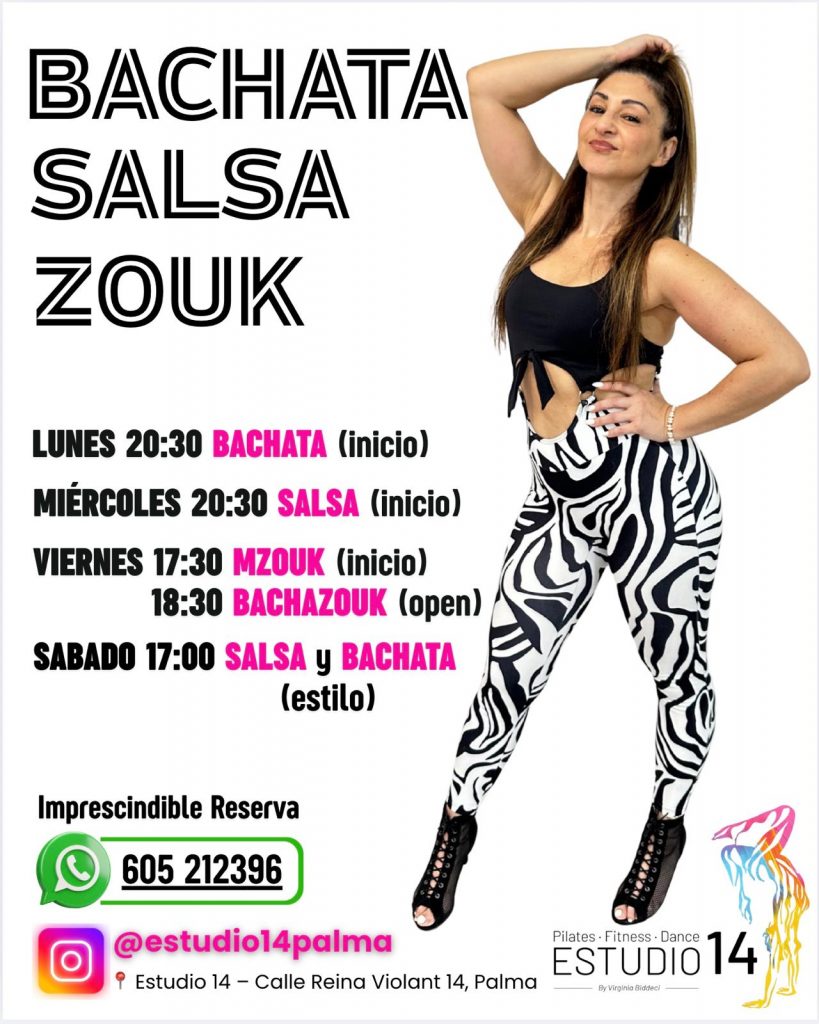 Clases de Bachata Salsa Zouk en Palma