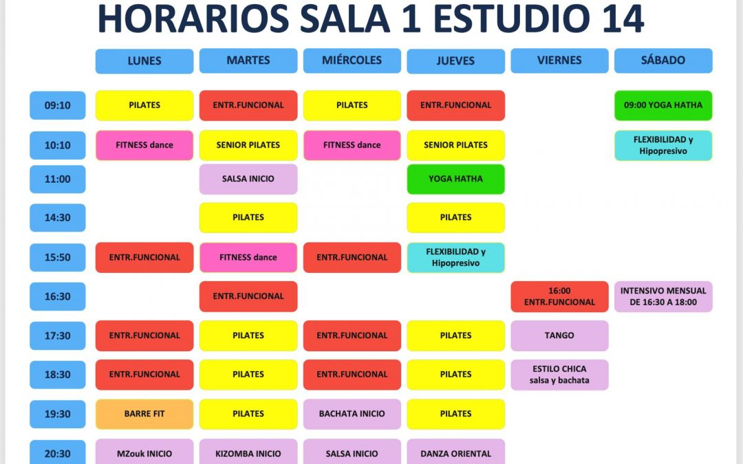 horarios estudio 14 palma